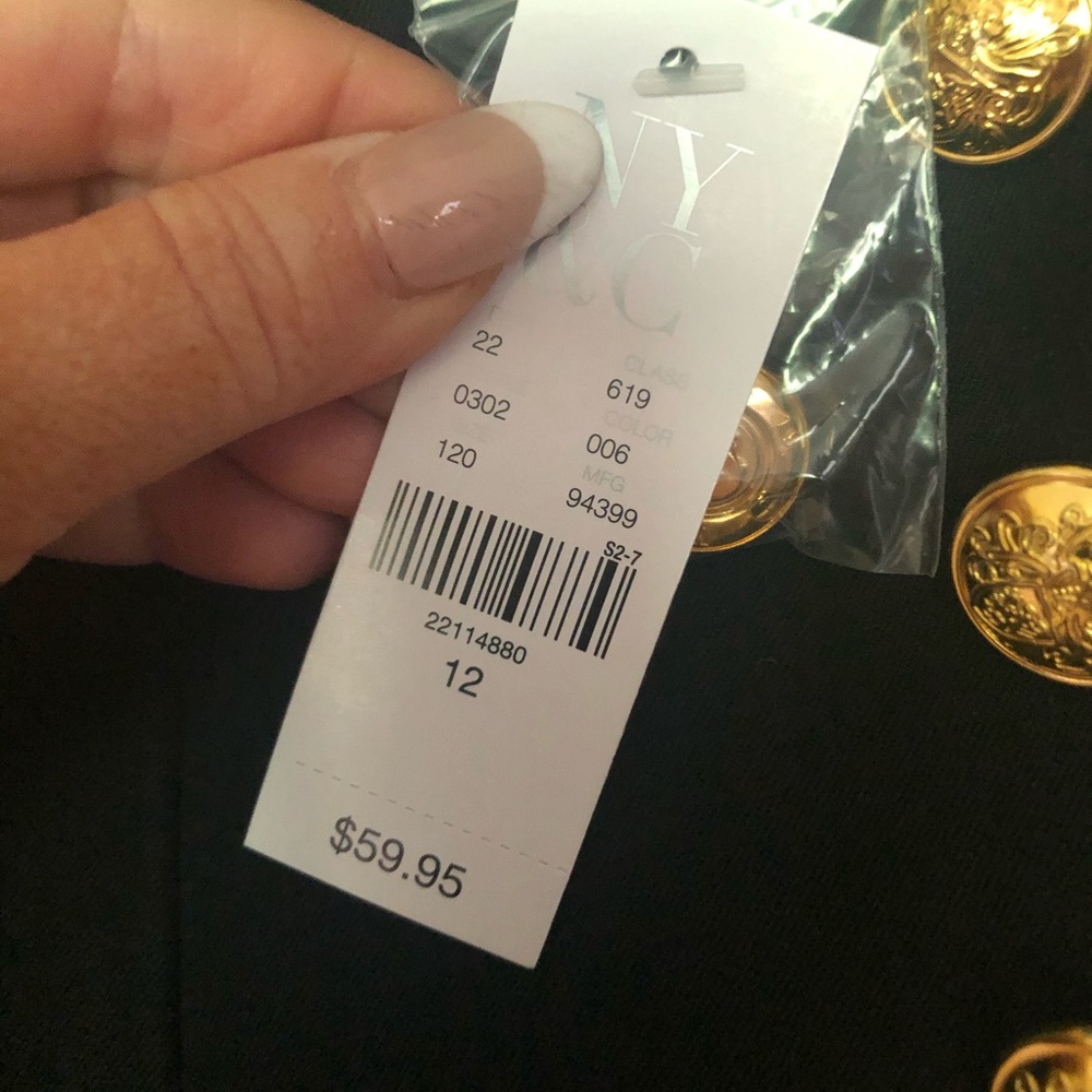 NWT Black Sailor Pants - Picture 3 of 3